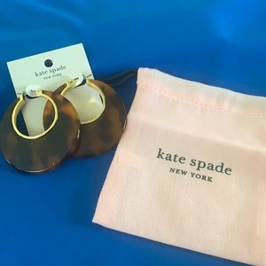 Tortoise shell coloring. ❤️Kate Spade earrings. NWT